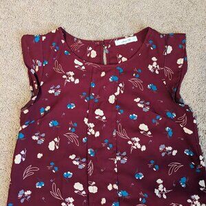 Women's XS Jessy B magenta blouse